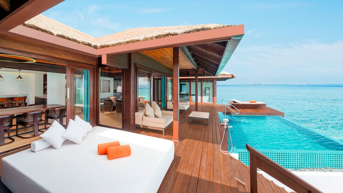 Premium Overwater Villa with Pool at Sheraton Maldives Full Moon Resort & Spa thumbnail 2